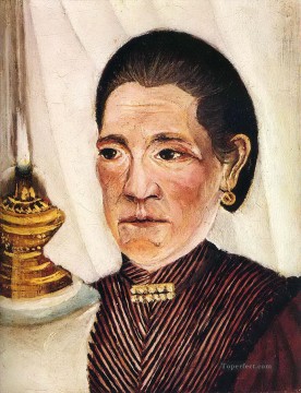  Naive Painting - portrait of josephine the artist s second wife 1903 Henri Rousseau Post Impressionism Naive Primitivism